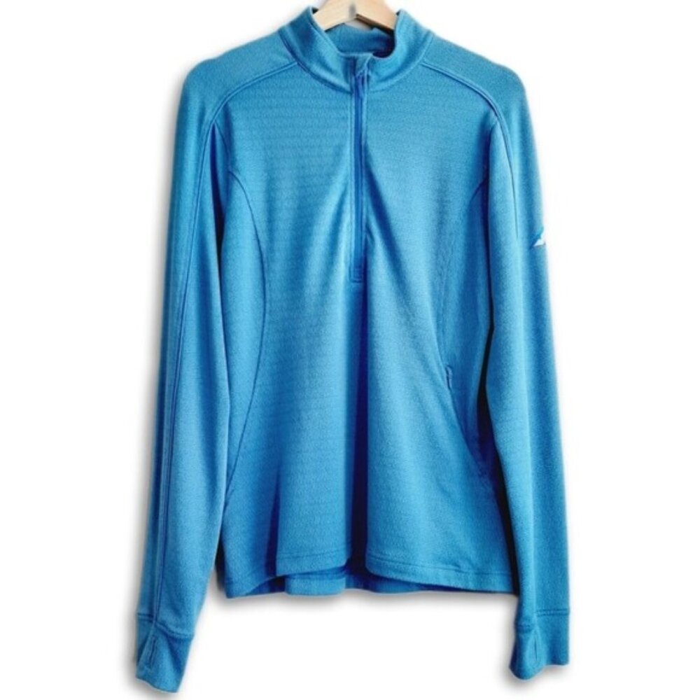 LEVEL WEAR / Golf Athletic Mid Layer Sport Long Sleeve Top Half-Zip Men's Sz M